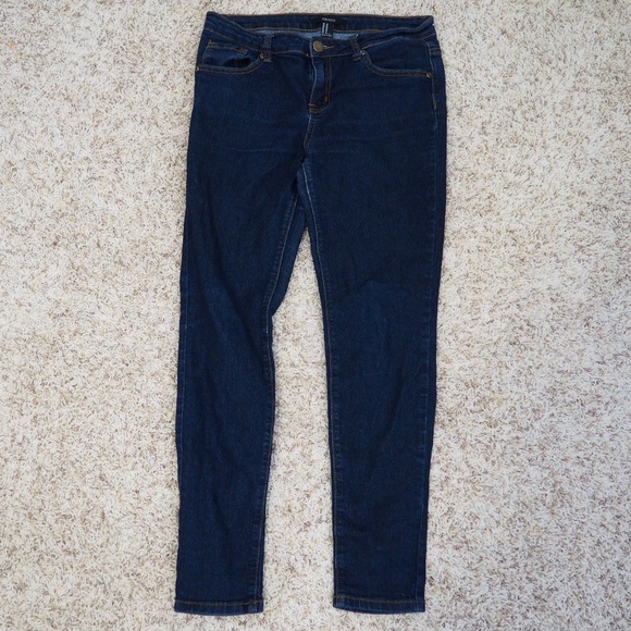 Forever 21 Dark Wash Skinny Jeans Stretch Size 28 - Picture 5 of 5